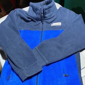 Columbia Navy and Royal Blue Fleece Jacket